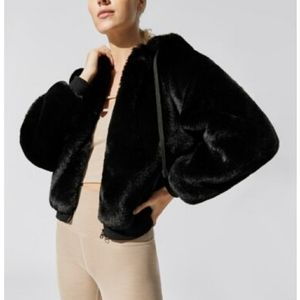 Blanc Noir Aspen Faux Fur Jacket